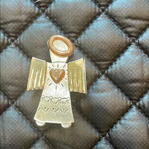 Silver and Gold Angel Figurine